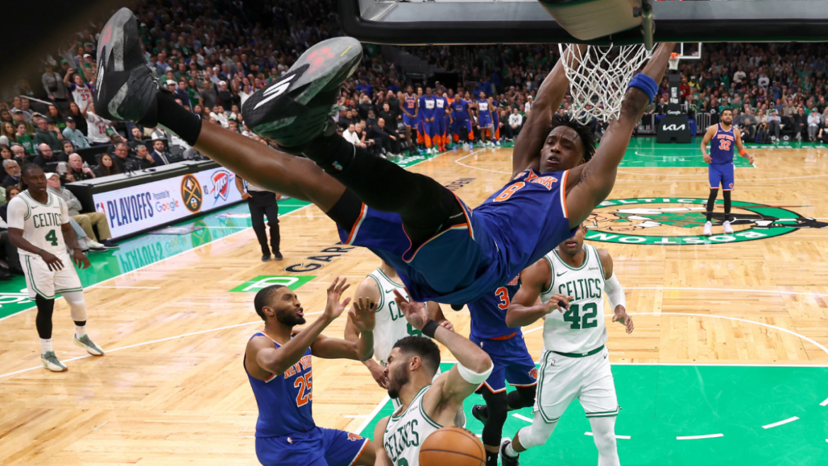 Knicks and Nuggets Stun in Game 1 Comebacks; UEFA Champions League Preview; NHL Playoff Predictions