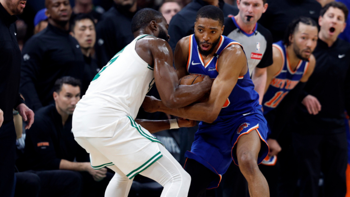 Knicks’ Mikal Bridges Credits Football Instincts for Game-Sealing Steal vs. Celtics