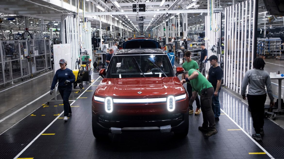 Rivian Slashes 2025 Delivery Forecast, Boosts Spending Amid Tariff Challenges