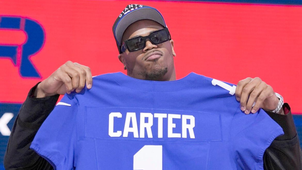 Giants Rookie Abdul Carter Forced to Choose New Jersey Number After Legends’ Retired Digits Denied