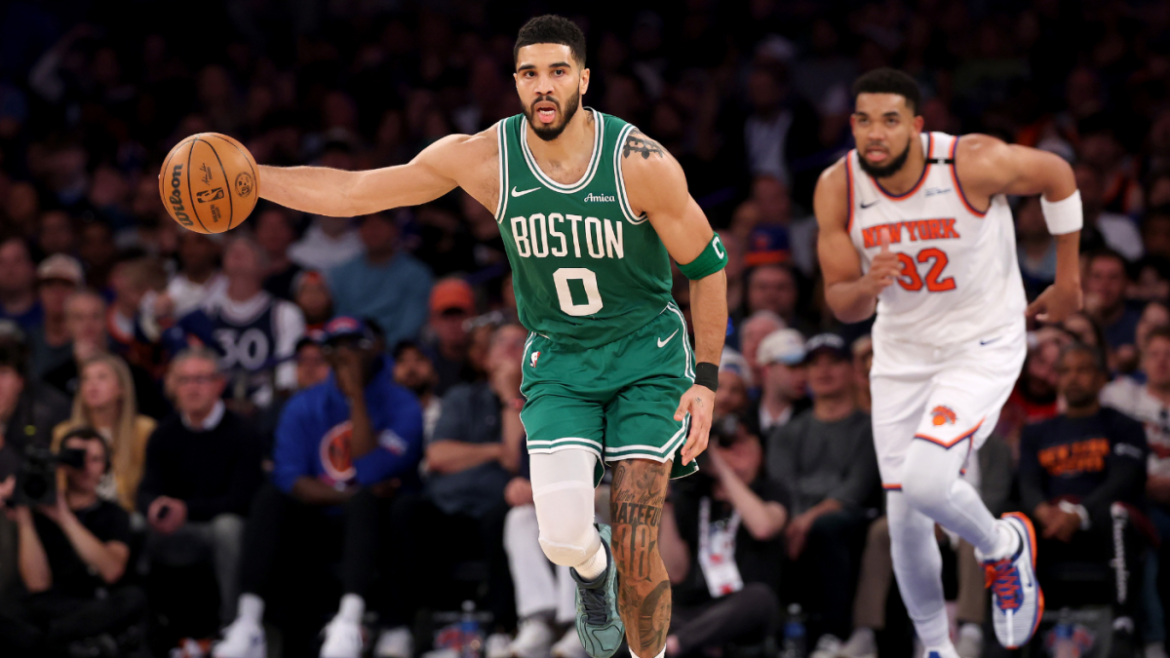 Celtics Dominate Knicks with 20 Threes in Game 3 Playoff Blowout