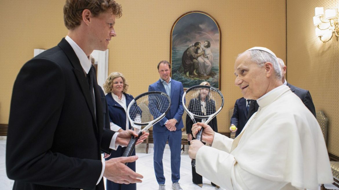Pope Meets Sinner: Top Player Presents Racket to Pope Leo XIV During Italian Open Off Day