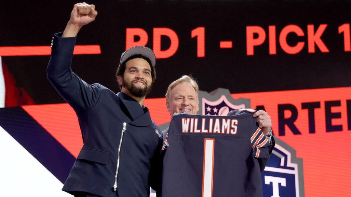 Caleb Williams’ 2024 NFL Team Choice and 22 Wild Schedule Oddities