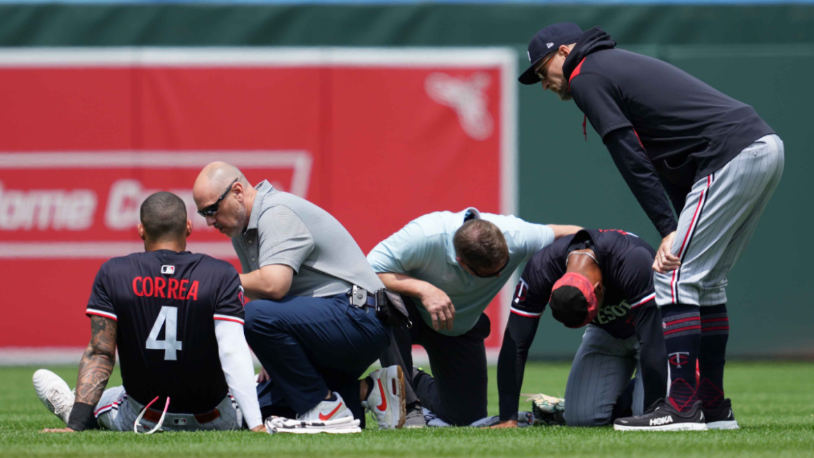 Twins’ Carlos Correa Injured, Byron Buxton Enters Concussion Protocol After Collision