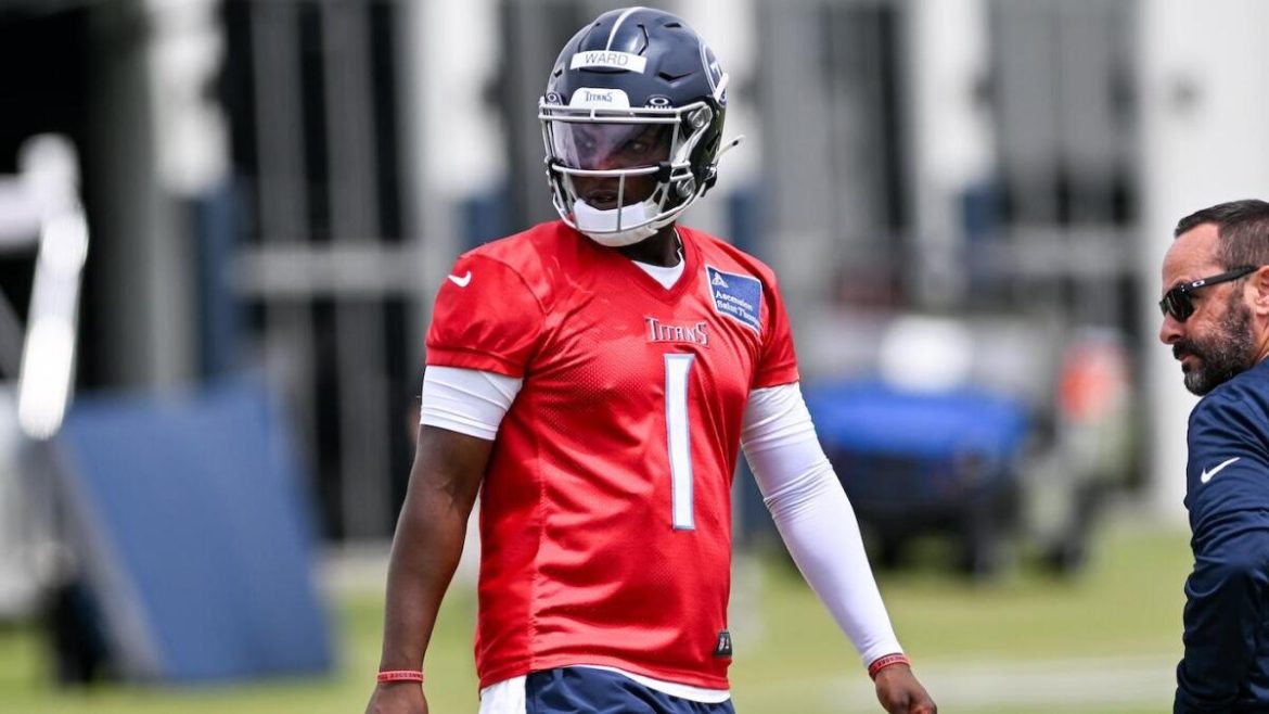 Titans Rookie Cam Ward Shares QB Practice Reps with Will Levis: ‘We’re Not Competing Yet’
