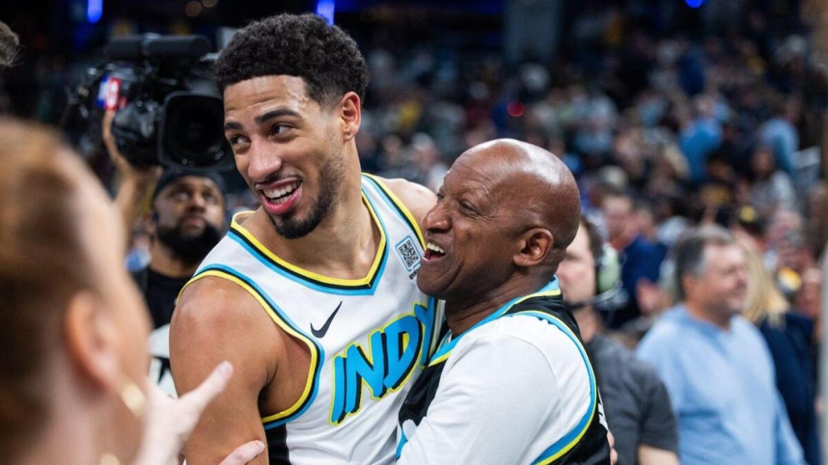 Tyrese Haliburton’s Dad Joins in Reggie Miller’s Iconic Choke Gesture After Pacers’ Epic Comeback