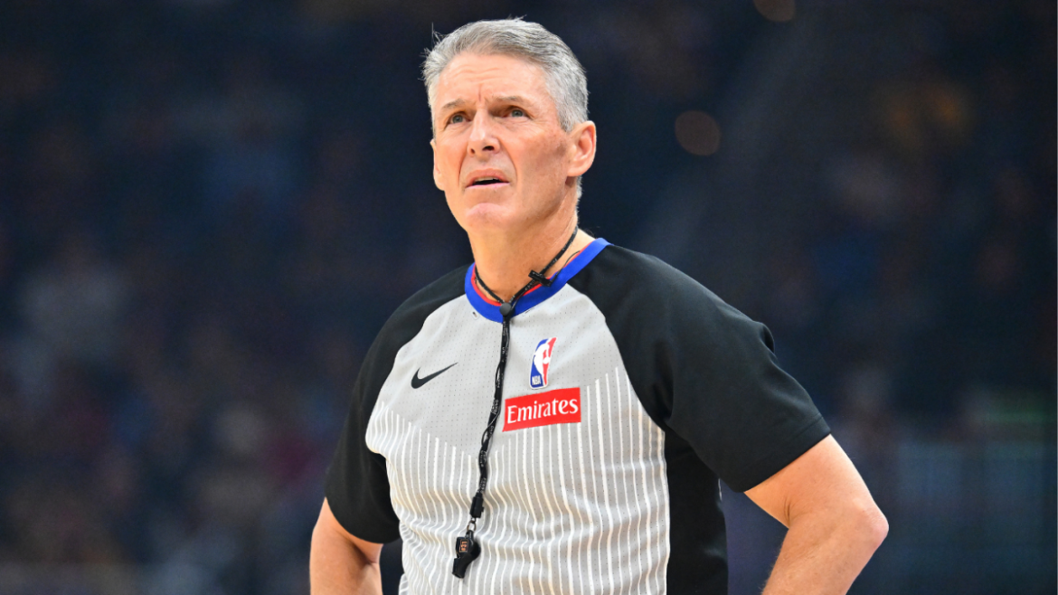 Lu Dort Accidentally Causes Bloody Nose for NBA Referee Scott Foster During Thunder-Wolves Game