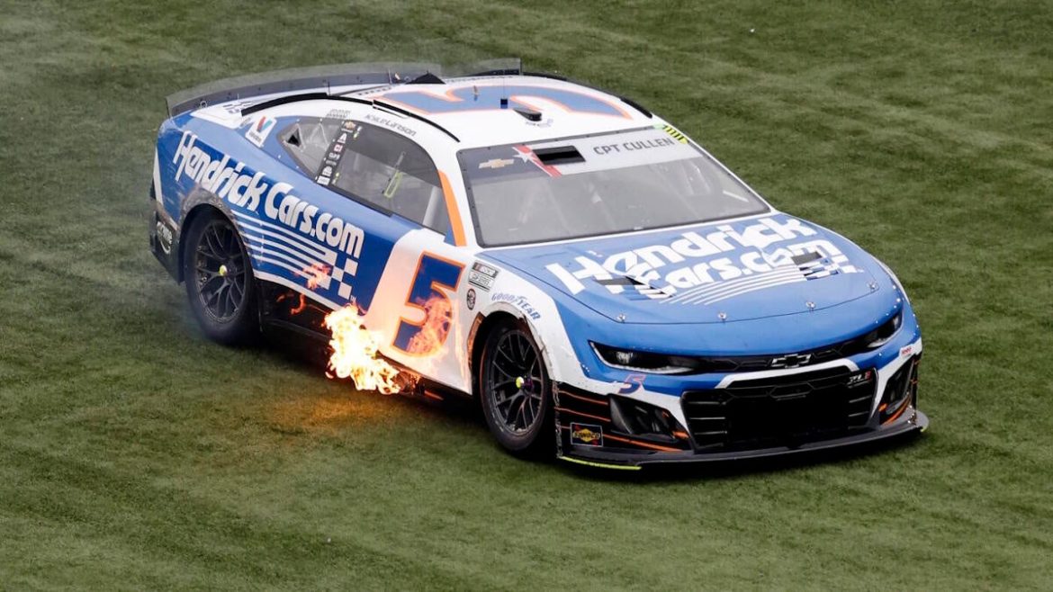 Kyle Larson’s Indy-Charlotte Double Marred by Crashes in Both Races