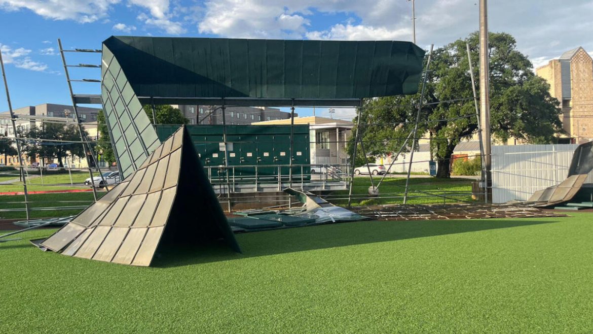 Storm Damages University of Texas Baseball Field, Regional Play Remains on Track
