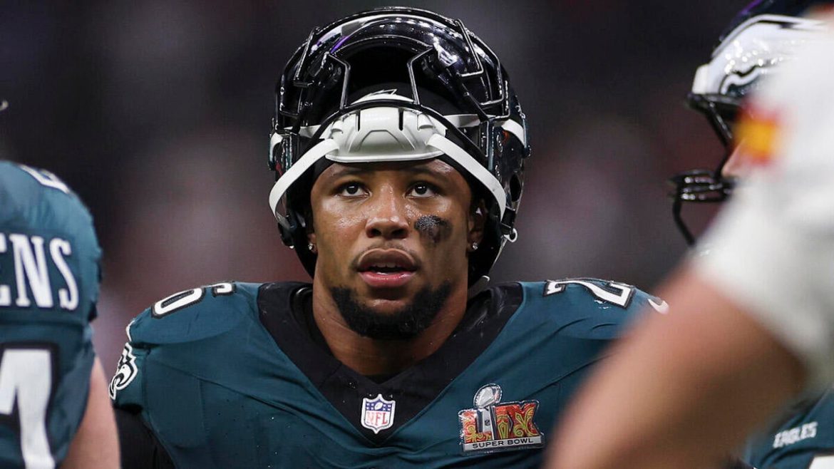 Saquon Barkley Hints at Potential Retirement Next Year, Aspires to Exit Like Barry Sanders