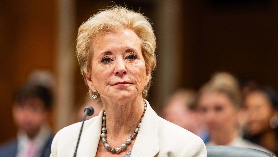 McMahon Faces Questions on Federal Withdrawal from Education in Hearings