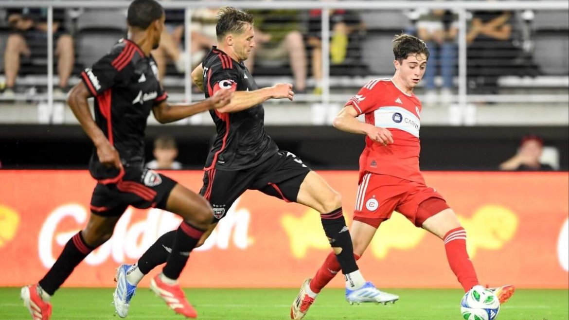 “Toddler Takes the Field During Major League Soccer Clash Between D.C. United and Chicago Fire”