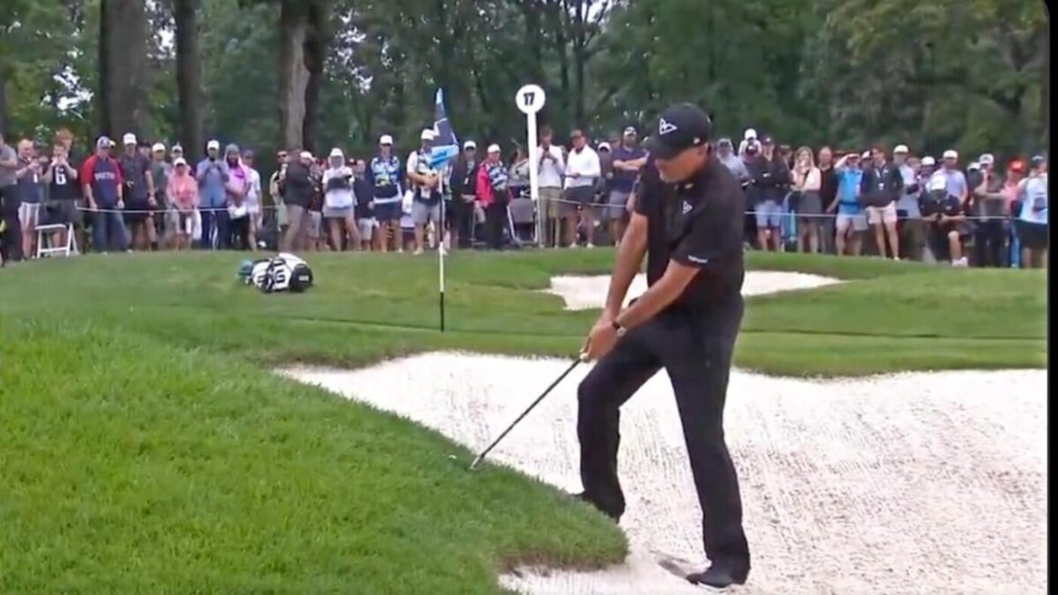 Phil Mickelson’s Mind-Blowing Curving Flop Shot Stuns at LIV Golf Virginia