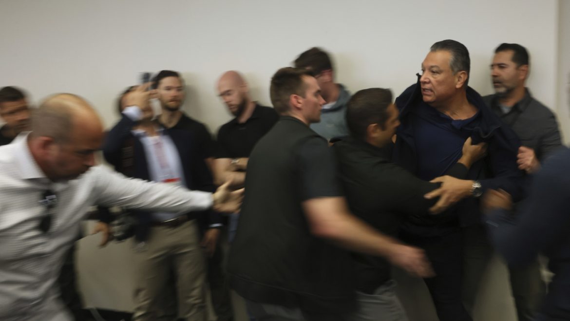 Senator Padilla Ousted from DHS Press Conference