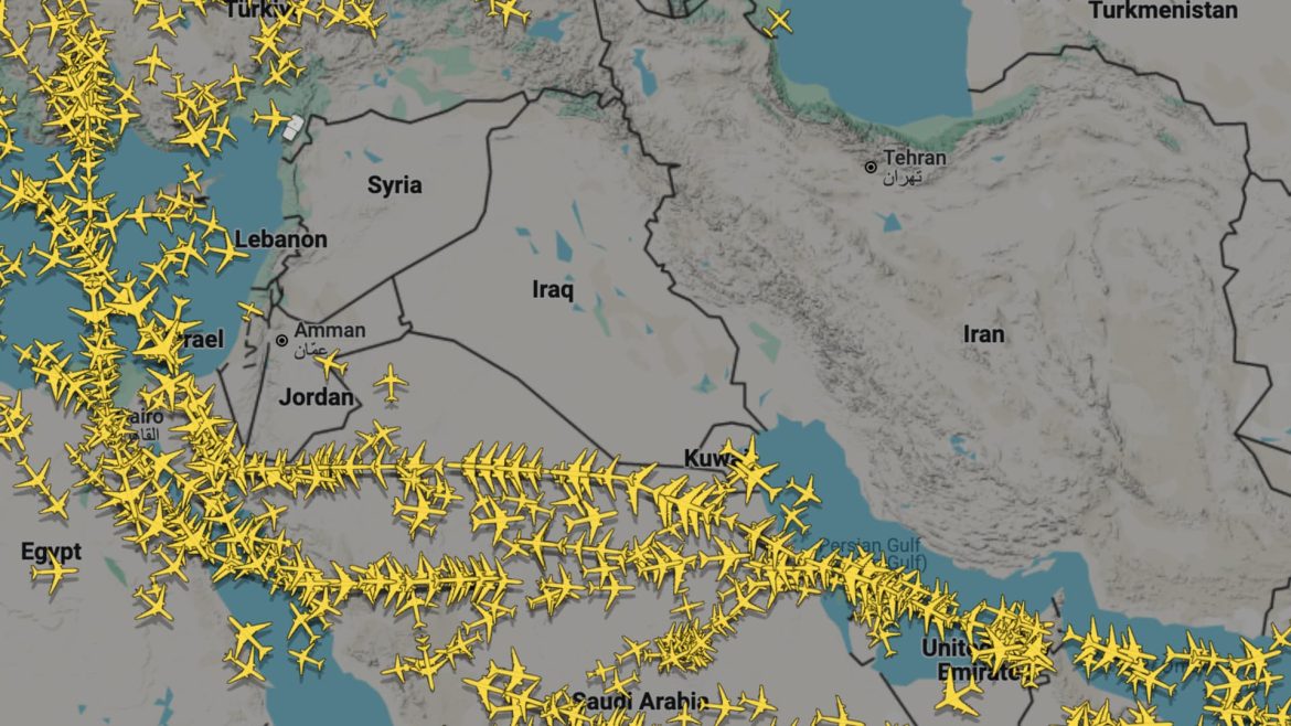 Airspace Closure Sparks Flight Cancellations and Diversions After Israel’s Strike on Iran