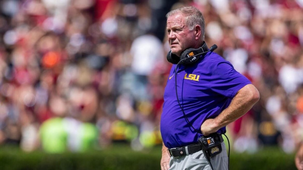LSU Targets First Week 1 Win Against Clemson Under Brian Kelly