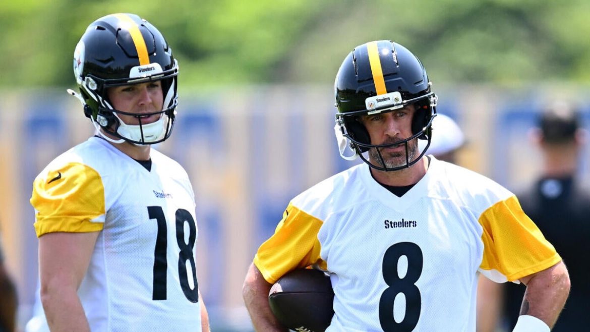 Steelers Rookie QB Will Howard Thrives Under Aaron Rodgers’ Mentorship
