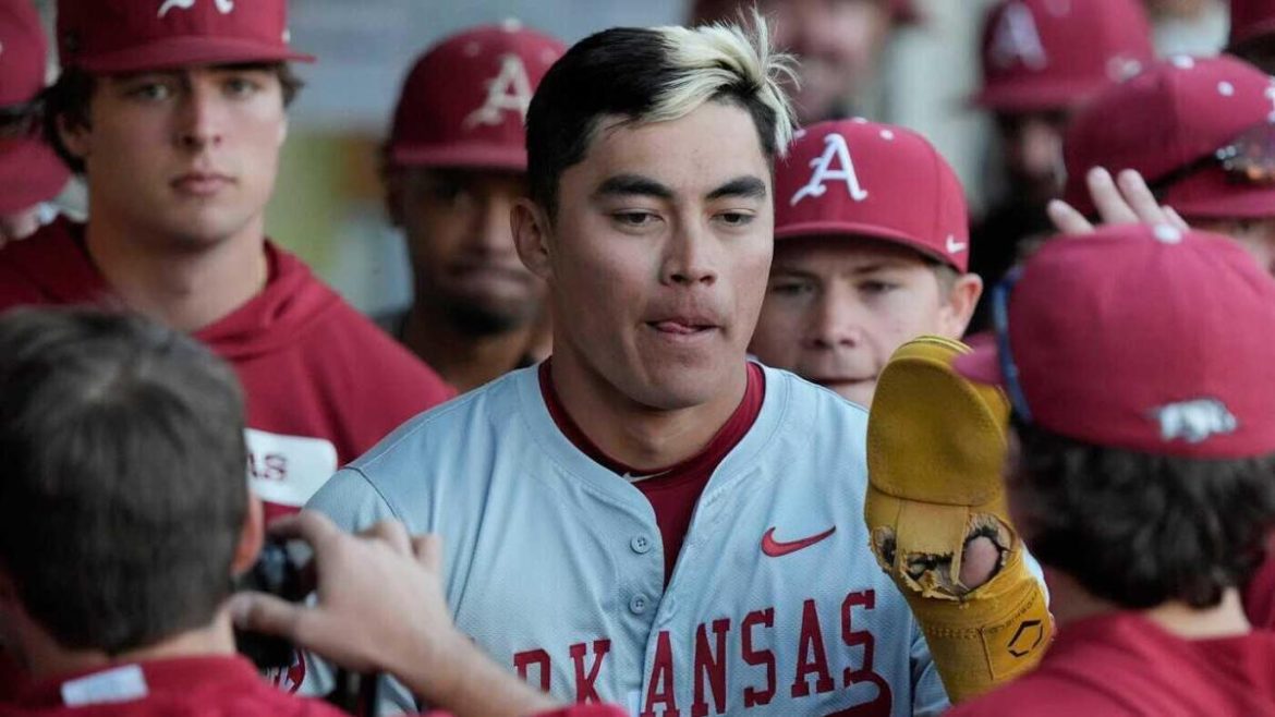 Arkansas’ Wehiwa Aloy Crowned College Baseball’s Golden Spikes Award Winner