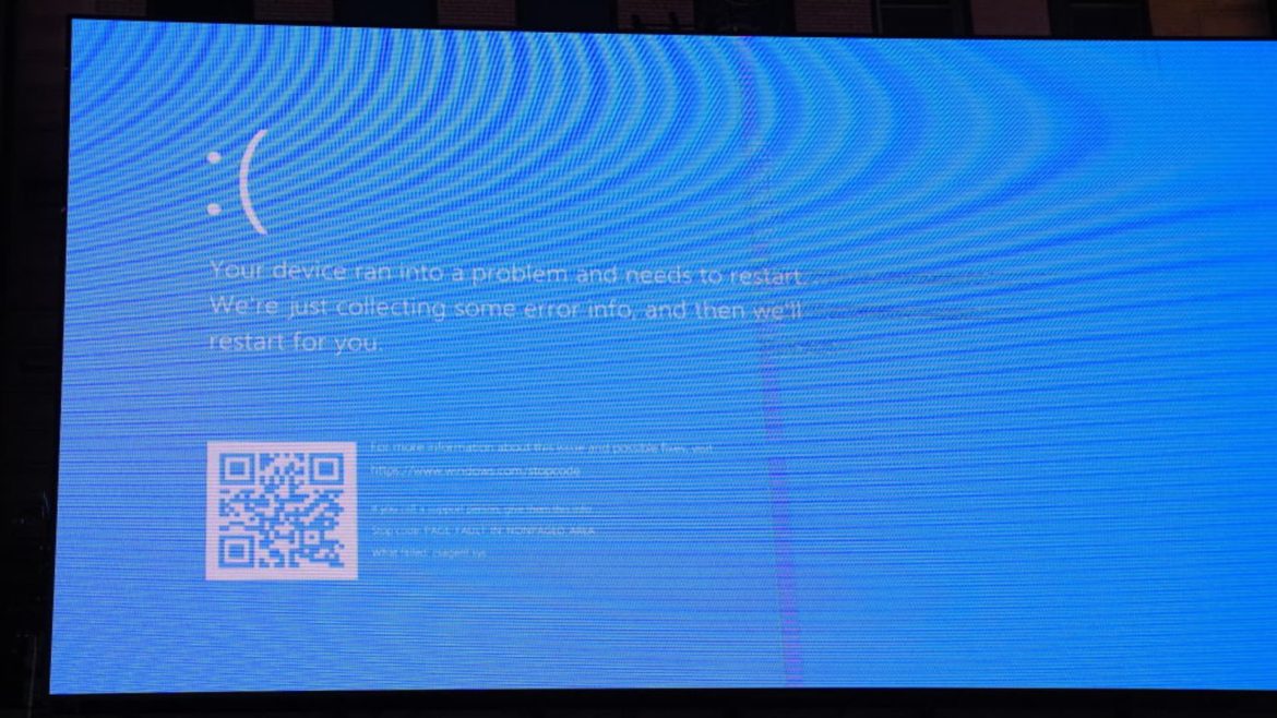 Windows Farewell: Blue Screen