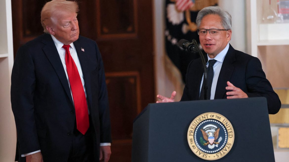 Nvidia’s Jensen Huang Meets Trump at White House