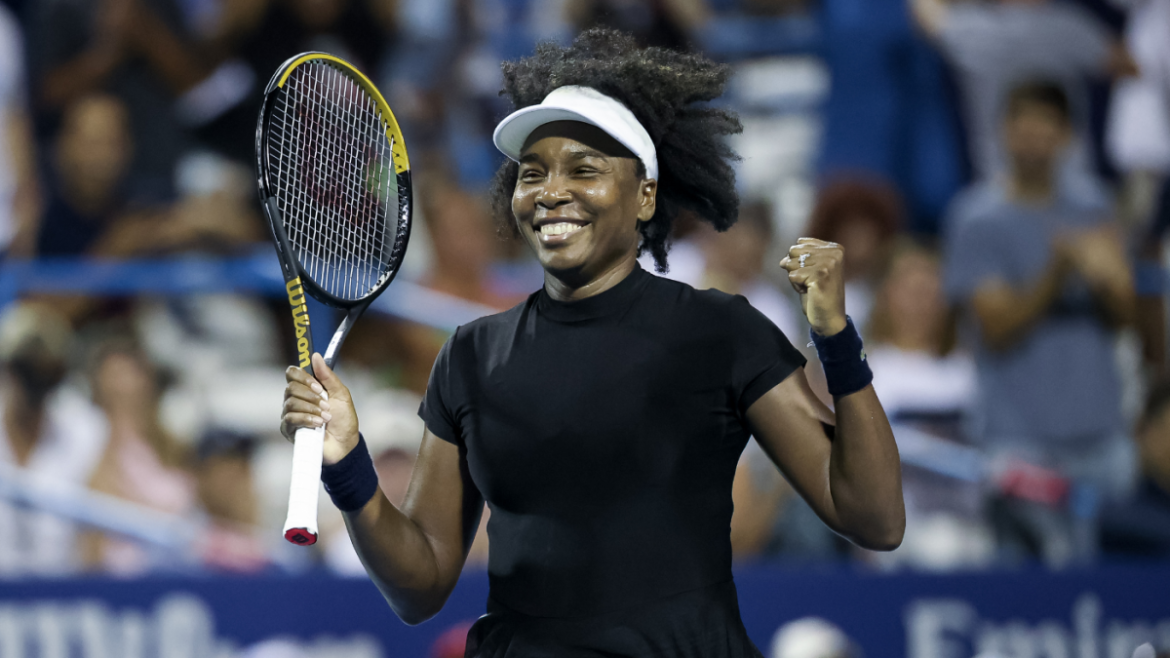Venus Wins, Serves Nine Aces